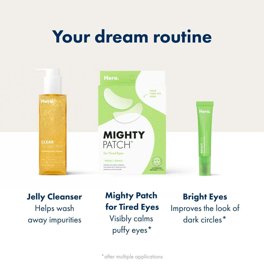 ™ for Tired Eyes Patches - Soothing Hydrogel Patches - Awakens and Visibly De-Puffs Undereyes with Multiple Applications (6 Count)