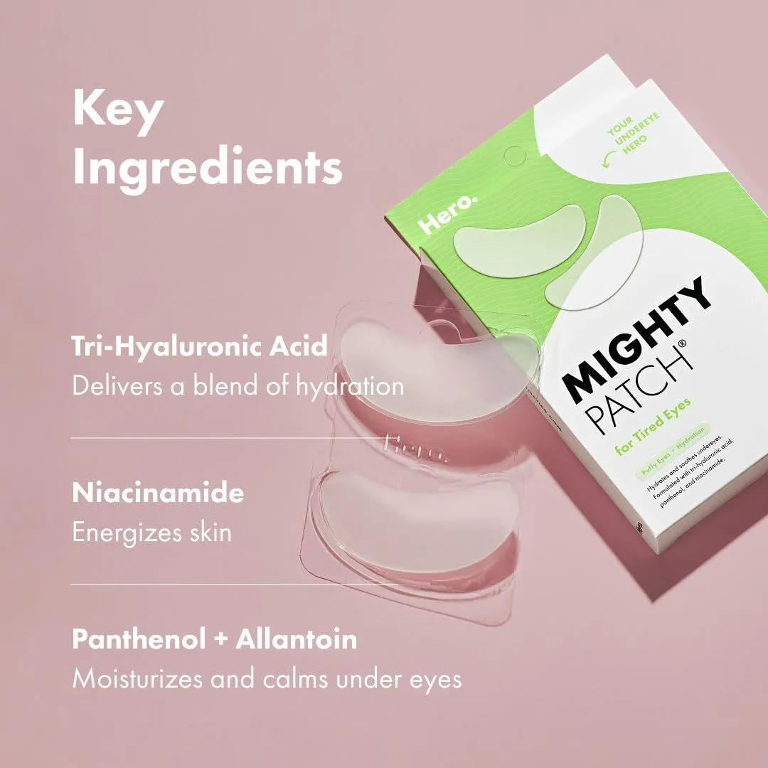 ™ for Tired Eyes Patches - Soothing Hydrogel Patches - Awakens and Visibly De-Puffs Undereyes with Multiple Applications (6 Count)