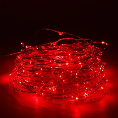 1-20M USB LED String Lights Copper Silver Wire Garland Light Waterproof Fairy Indoor/Outdoor Lights For Christmas Wedding Party Decoration