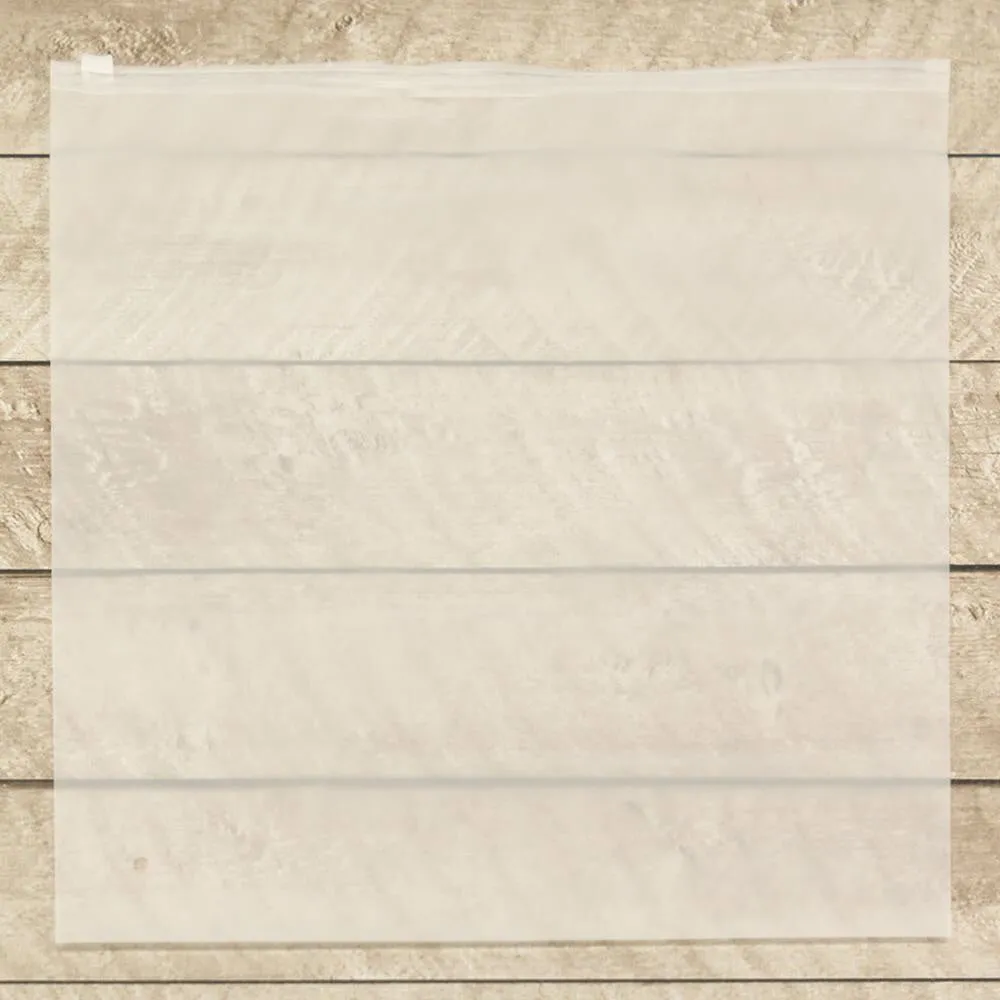 13” x 13” translucent storage resealable plastic sleeve