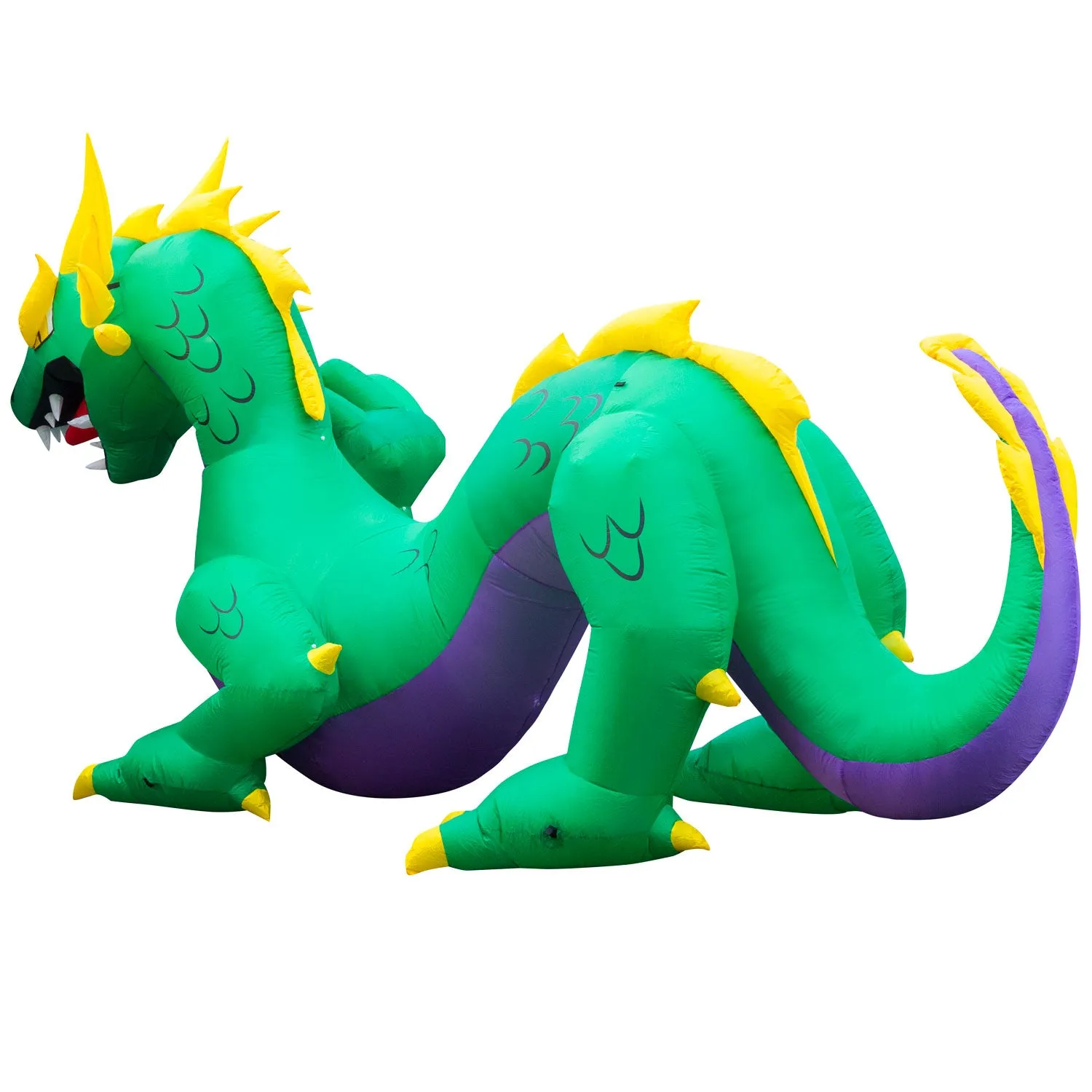 15 ft Inflatable Halloween Serpent Dragon Yard Decoration