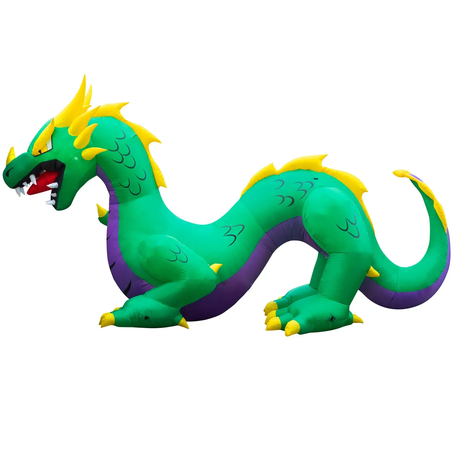 15 ft Inflatable Halloween Serpent Dragon Yard Decoration