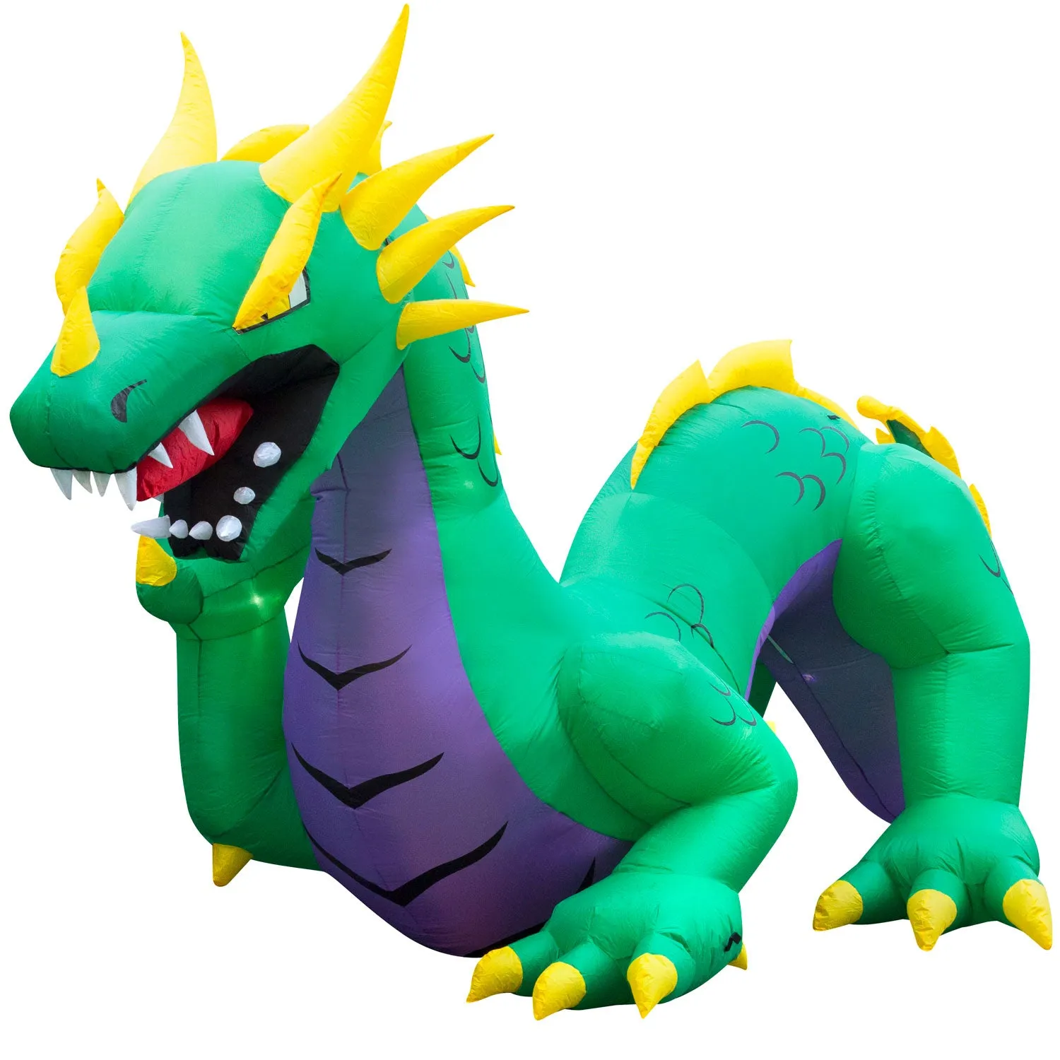 15 ft Inflatable Halloween Serpent Dragon Yard Decoration