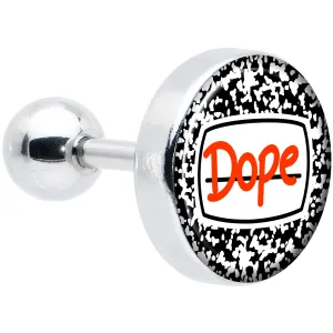 16 Gauge 1/4 Dope Composition Notebook Tragus Cartilage Earring