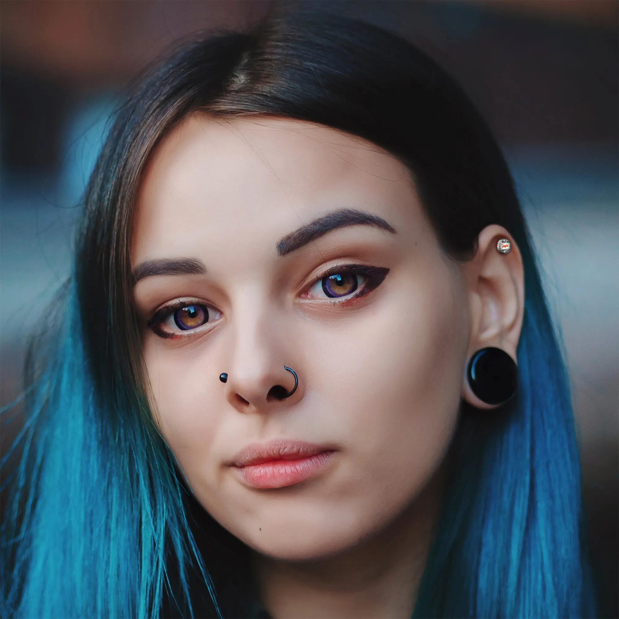16 Gauge 1/4 Dope Composition Notebook Tragus Cartilage Earring
