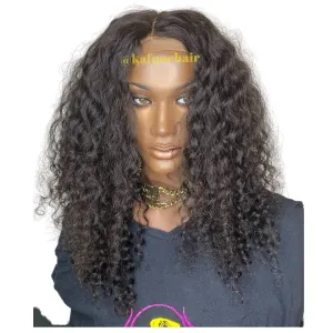 18” Deep Curly Closure Wig