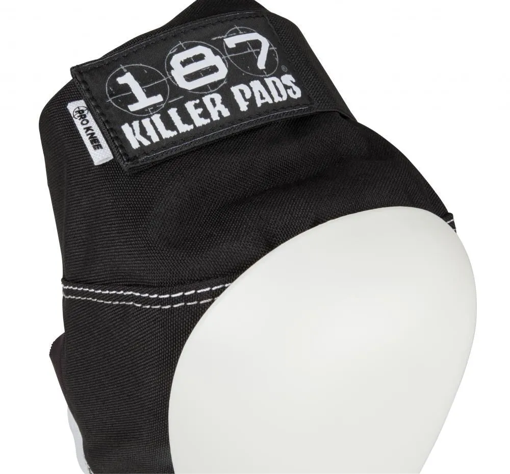 187 Killer Pads Pro Knee - Black / White