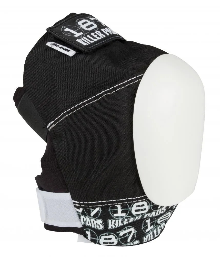 187 Killer Pads Pro Knee - Black / White