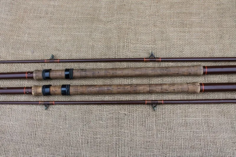 2 x Marco Gerry Savage Vintage Old School Glass Carp Fishing Rods. Excellent! SALE!!!