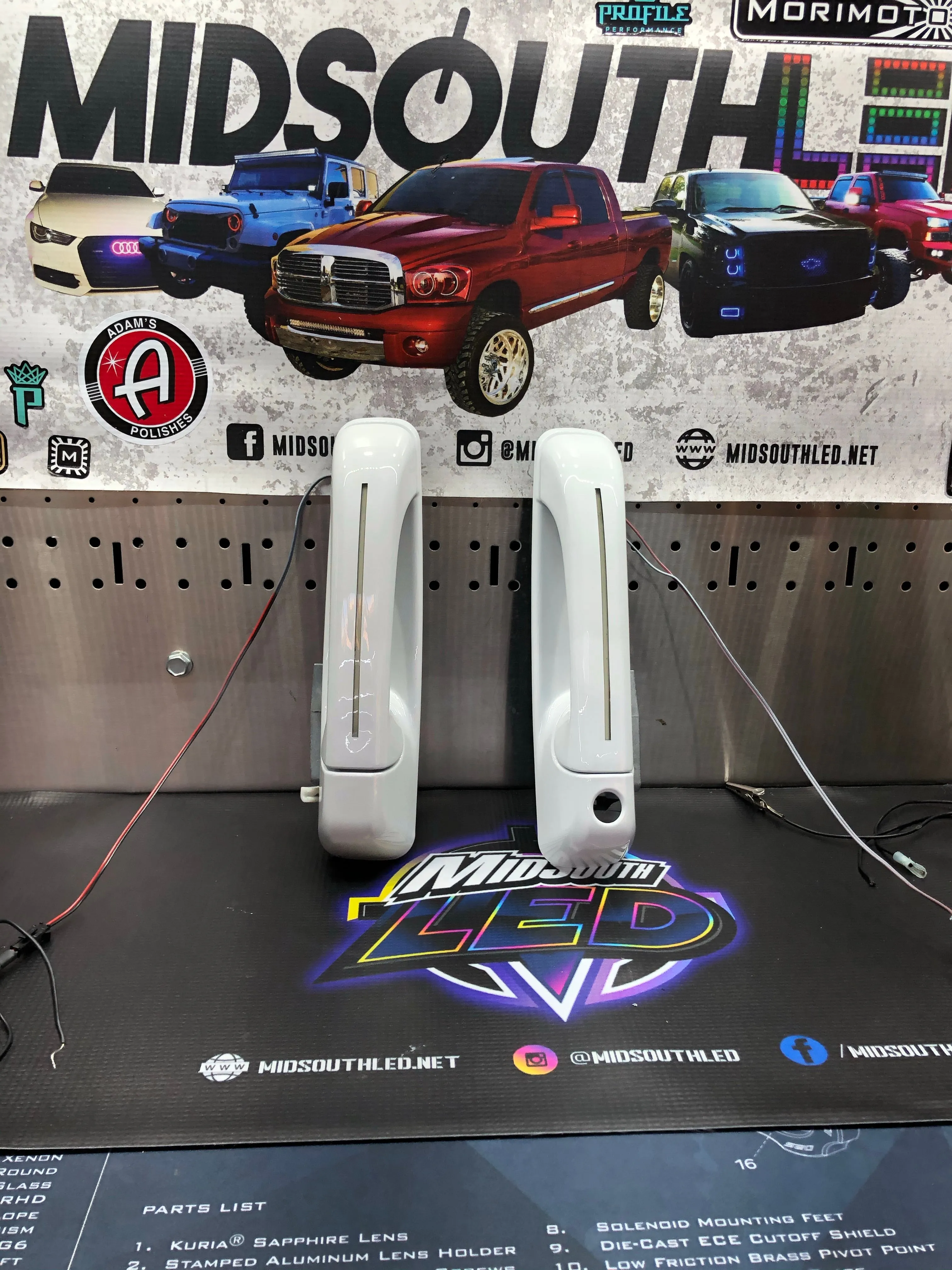 2009-18 Ram 4th Gen LED Colormatched Door Handles
