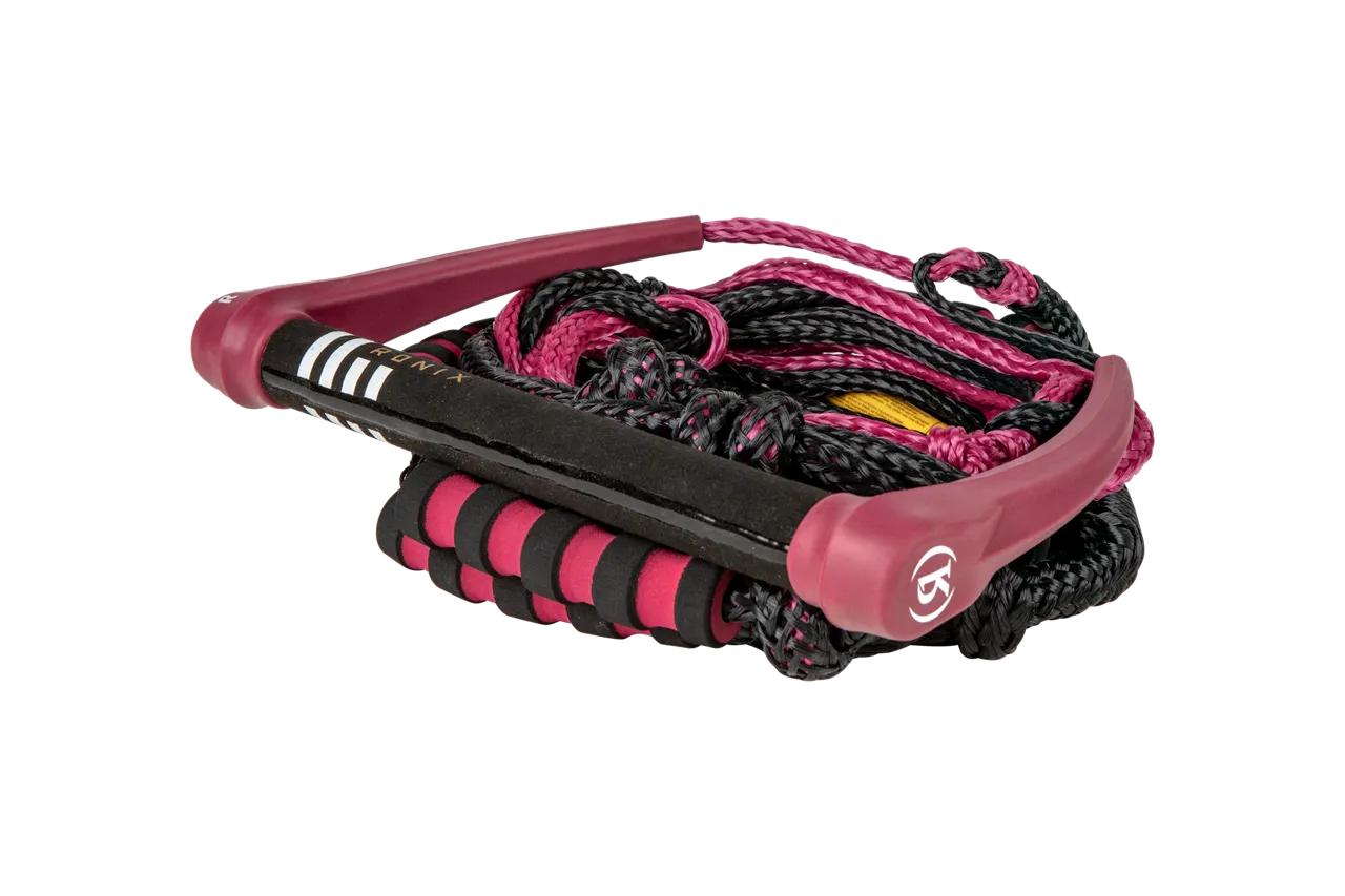 2025 Ronix Silicone Wakesurf Rope & Handle - Merlot