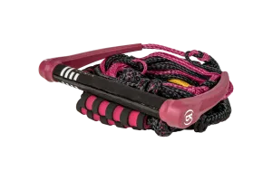2025 Ronix Silicone Wakesurf Rope & Handle - Merlot
