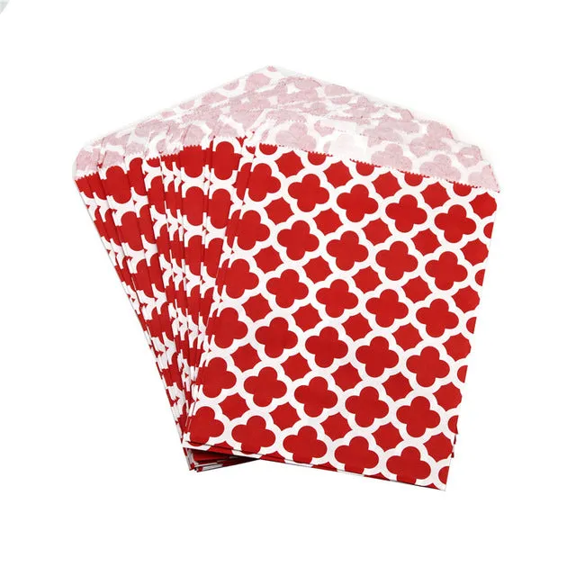 25pcs candy bag wedding favor bags Valentine 's Day paper Bag Gift Packaging Wedding Party decoration Even Party Supplies