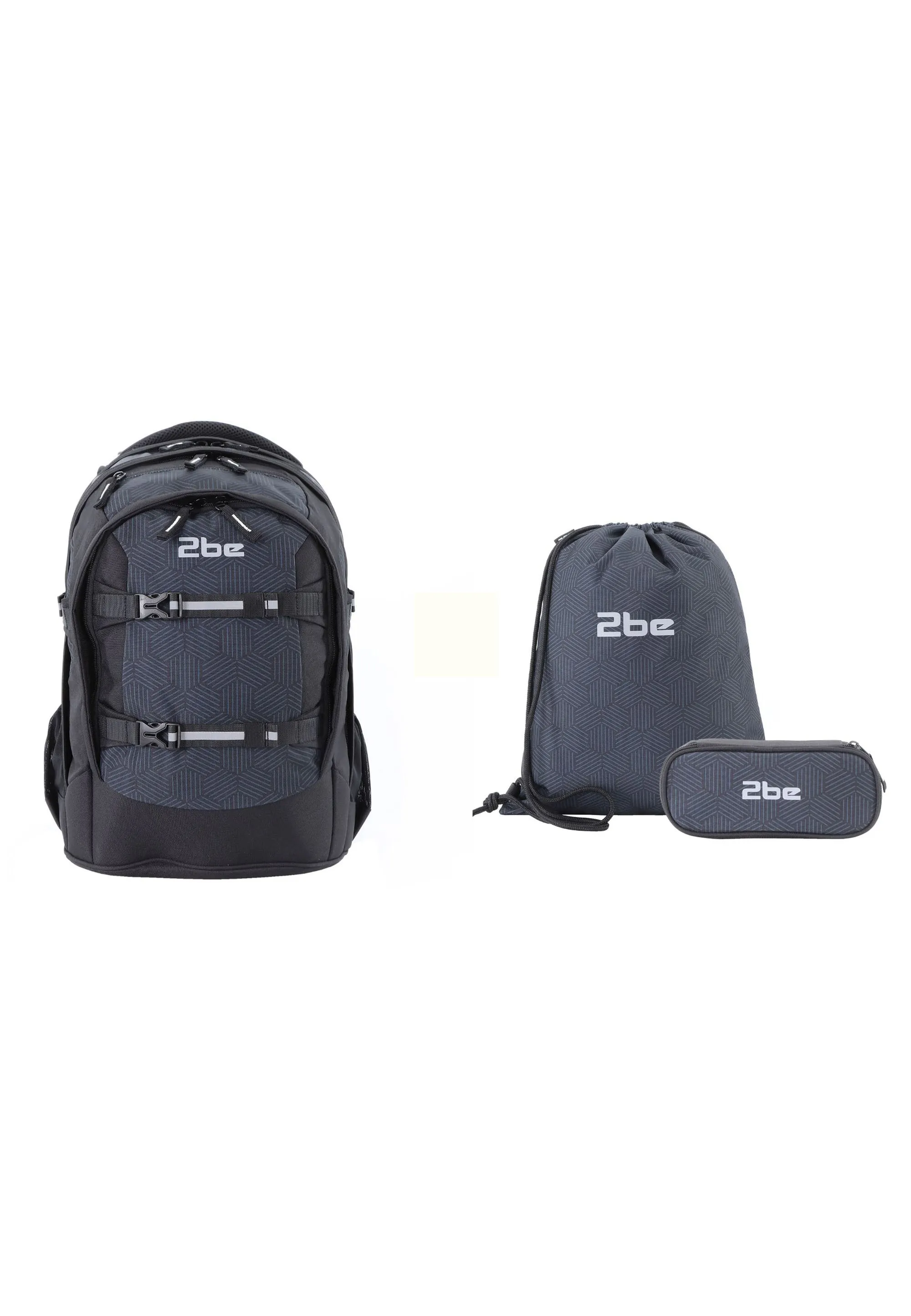 2be  Schoolbag / Laptop Backpack / With Gym Bag and Pencil Case
