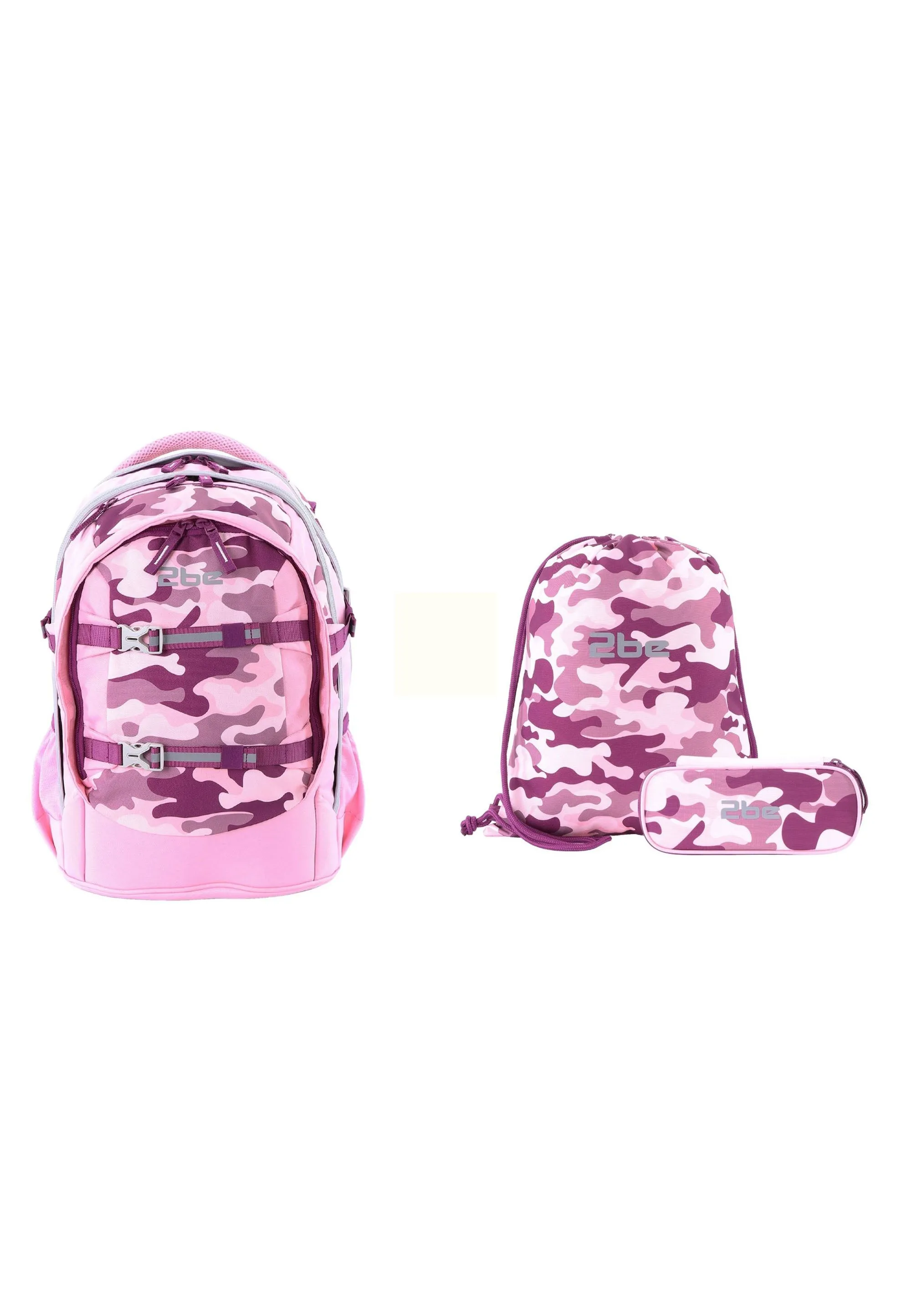 2be  Schoolbag / Laptop Backpack / With Gym Bag and Pencil Case