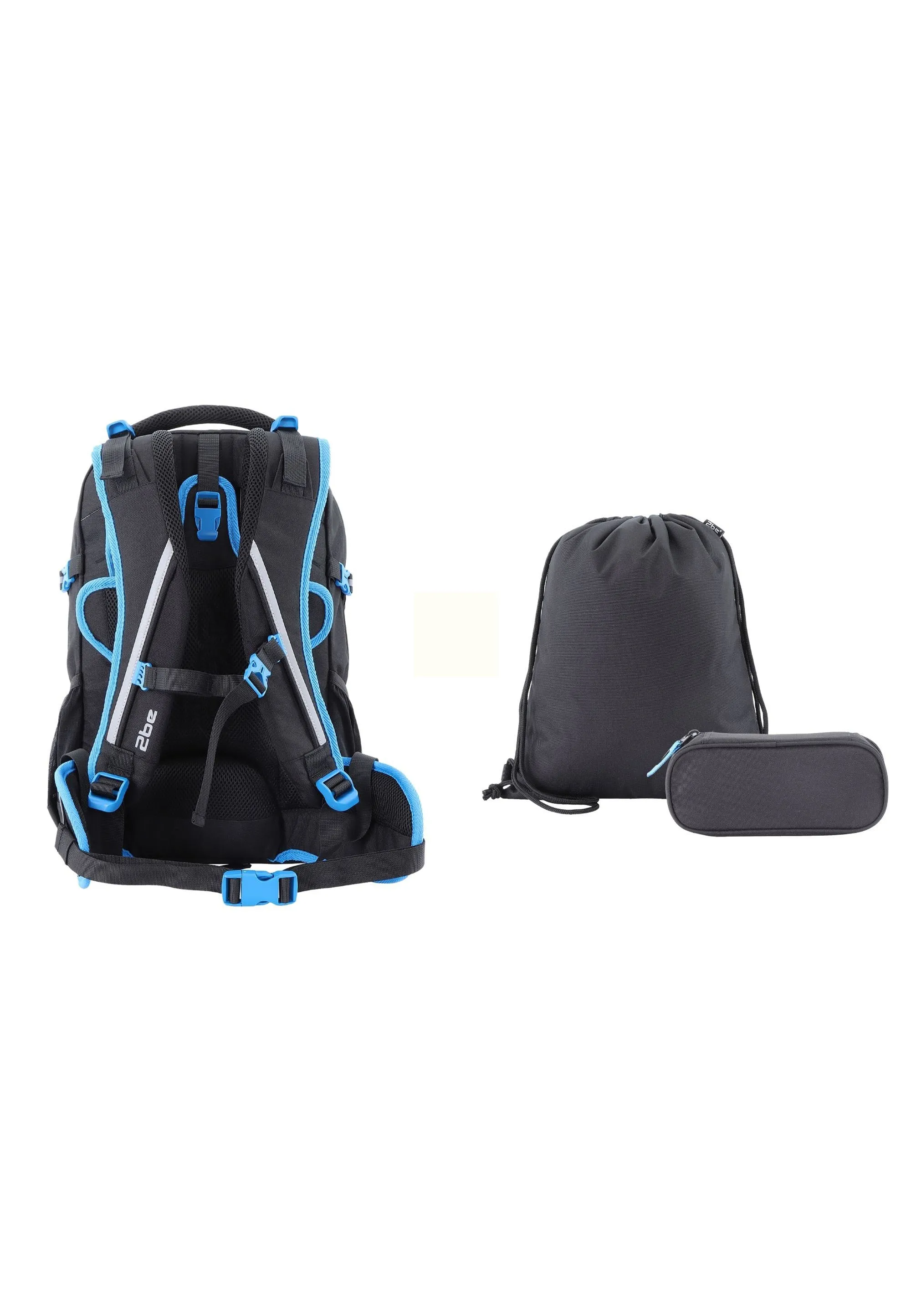 2be  Schoolbag / Laptop Backpack / With Gym Bag and Pencil Case