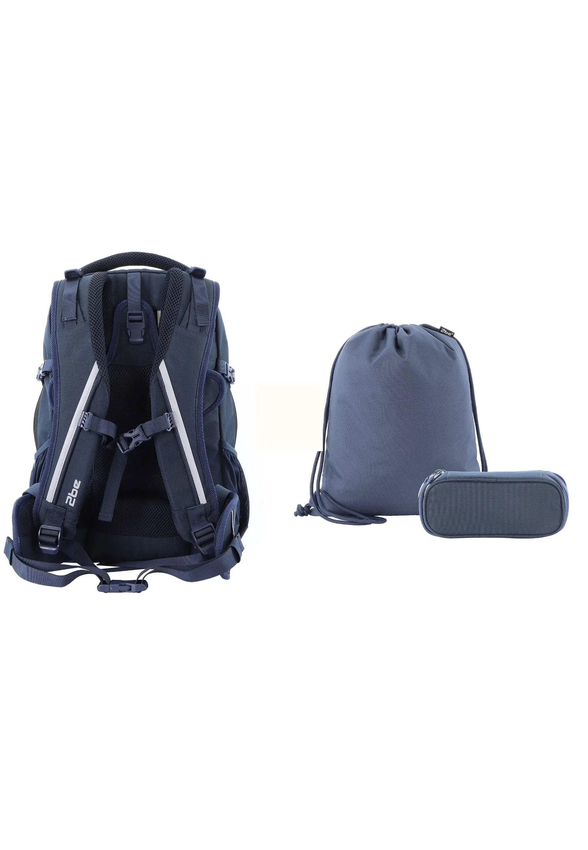 2be  Schoolbag / Laptop Backpack / With Gym Bag and Pencil Case
