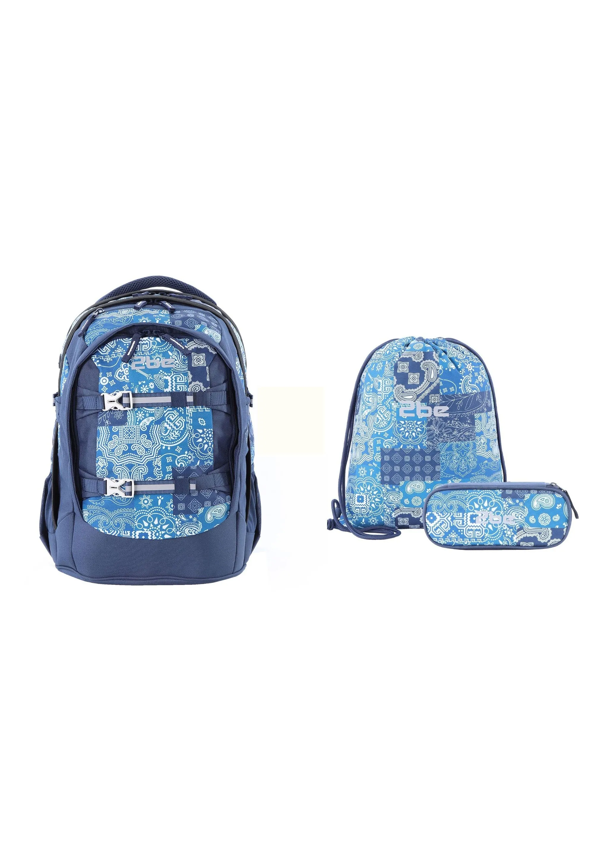 2be  Schoolbag / Laptop Backpack / With Gym Bag and Pencil Case
