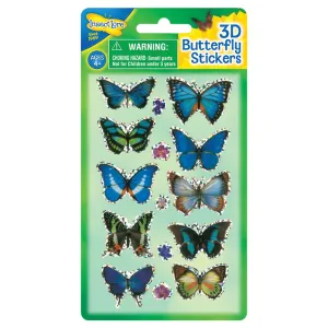 3D Butterfly Stickers