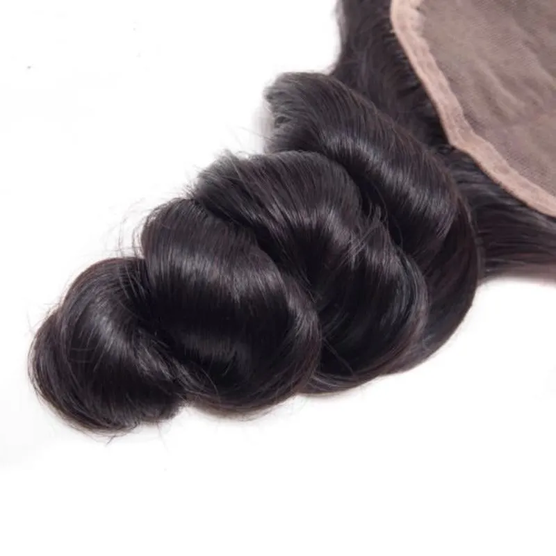 4X4 Loose Wave Closure Bouncy 100 Human Hair Closure