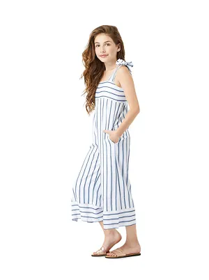 [4y] Habitual Girl Hannah Striped Jumpsuit