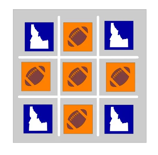 5/19 @ 6:30pm-Home Town Idaho Collection-Tic Tac Toe Boards