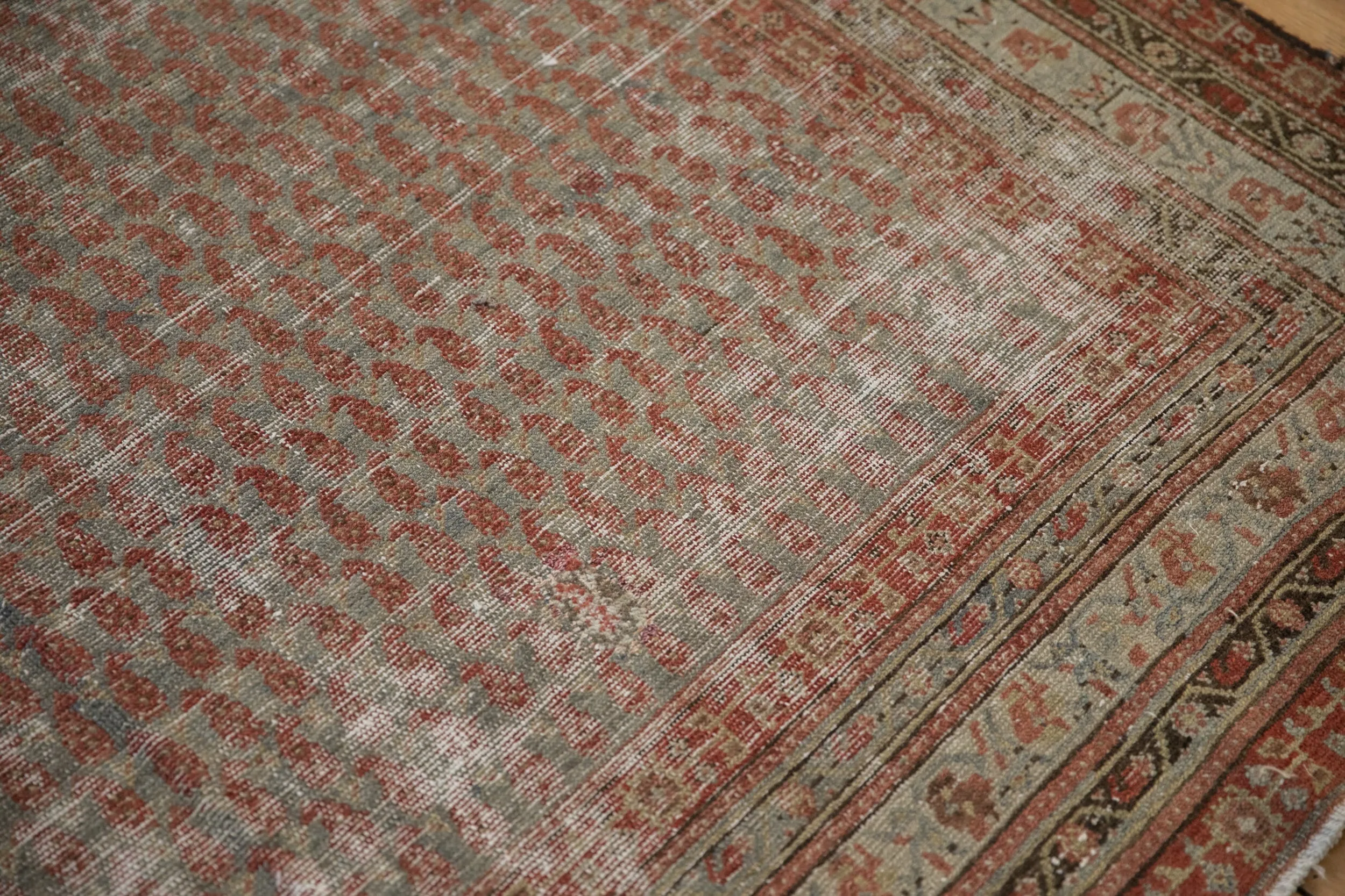 6.5x9.5 Antique Distressed Malayer Carpet