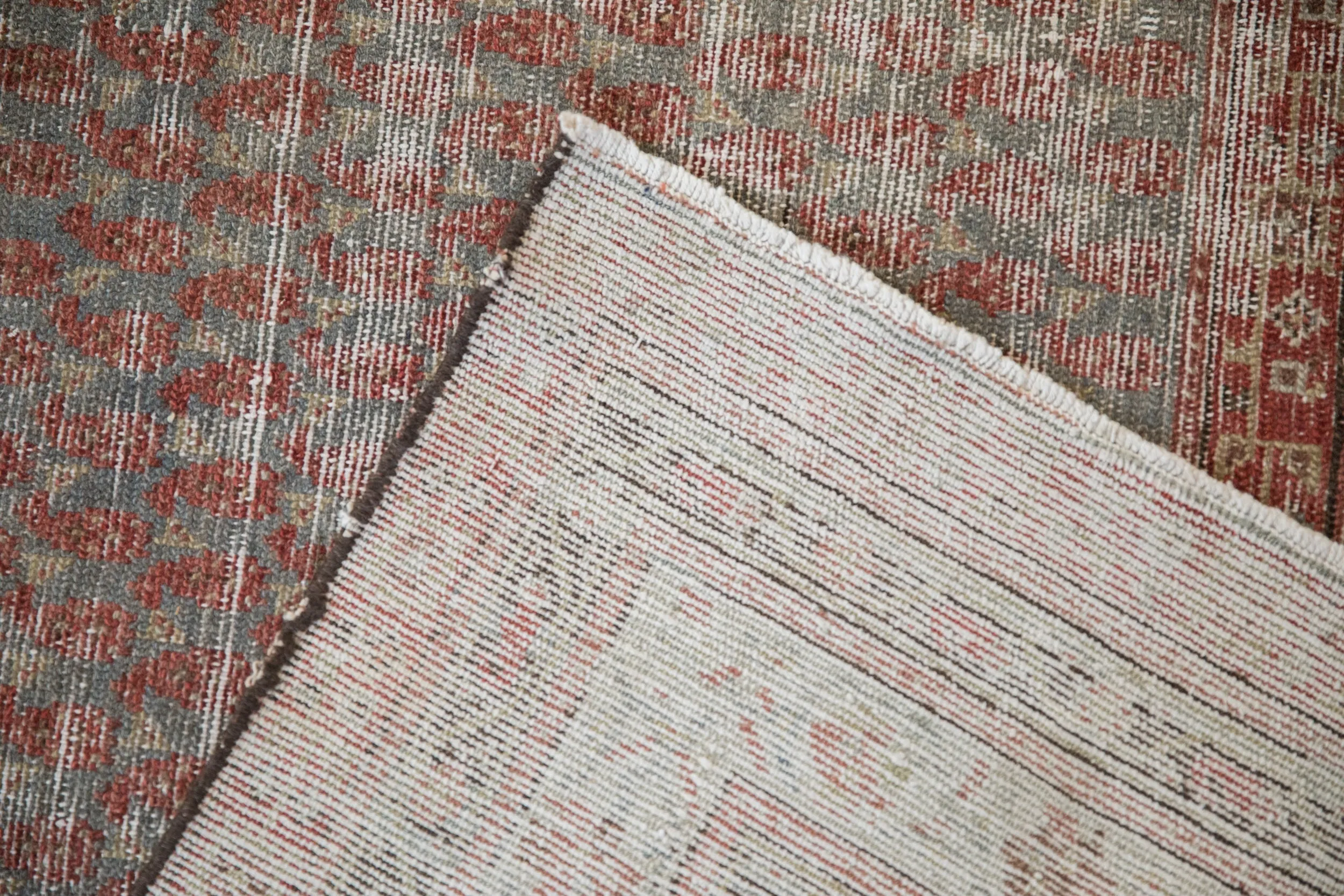 6.5x9.5 Antique Distressed Malayer Carpet