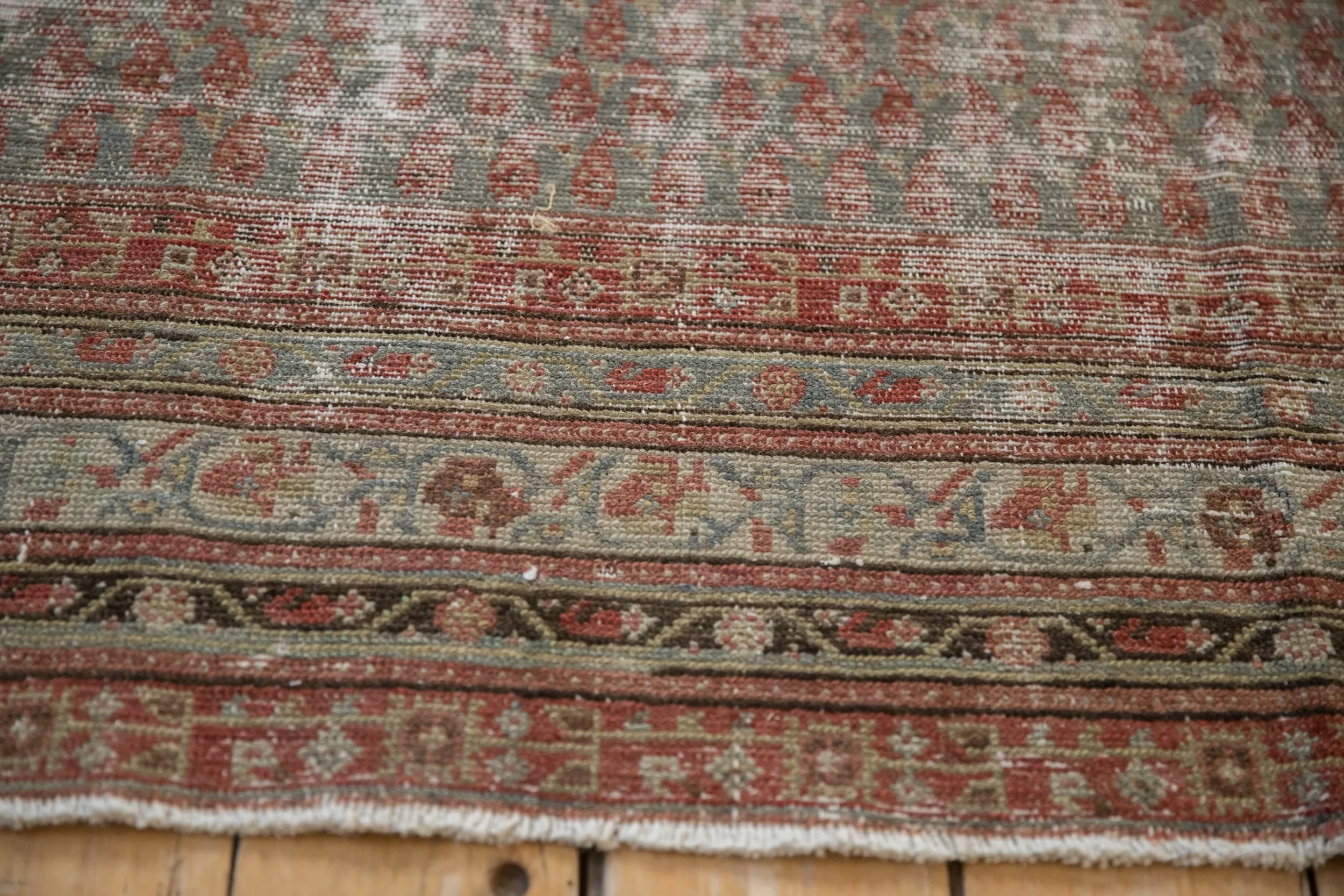 6.5x9.5 Antique Distressed Malayer Carpet