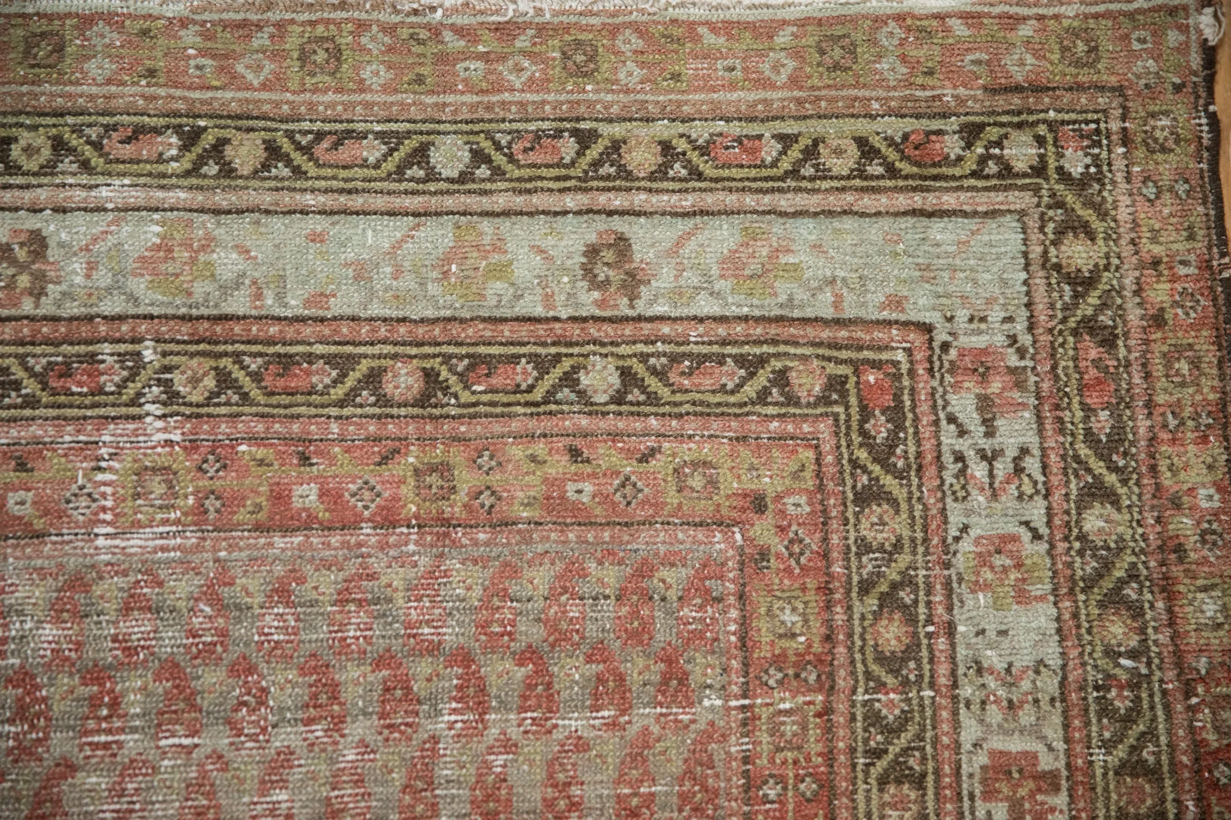 6.5x9.5 Antique Distressed Malayer Carpet