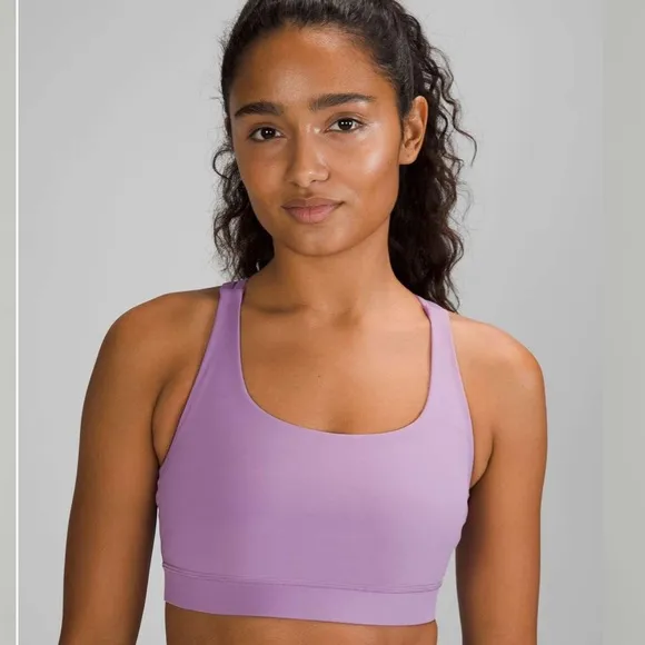 761. Lululemon athletica energy bra, B–D CupsWisteria Purple size 4 / 8 NWT 💜
