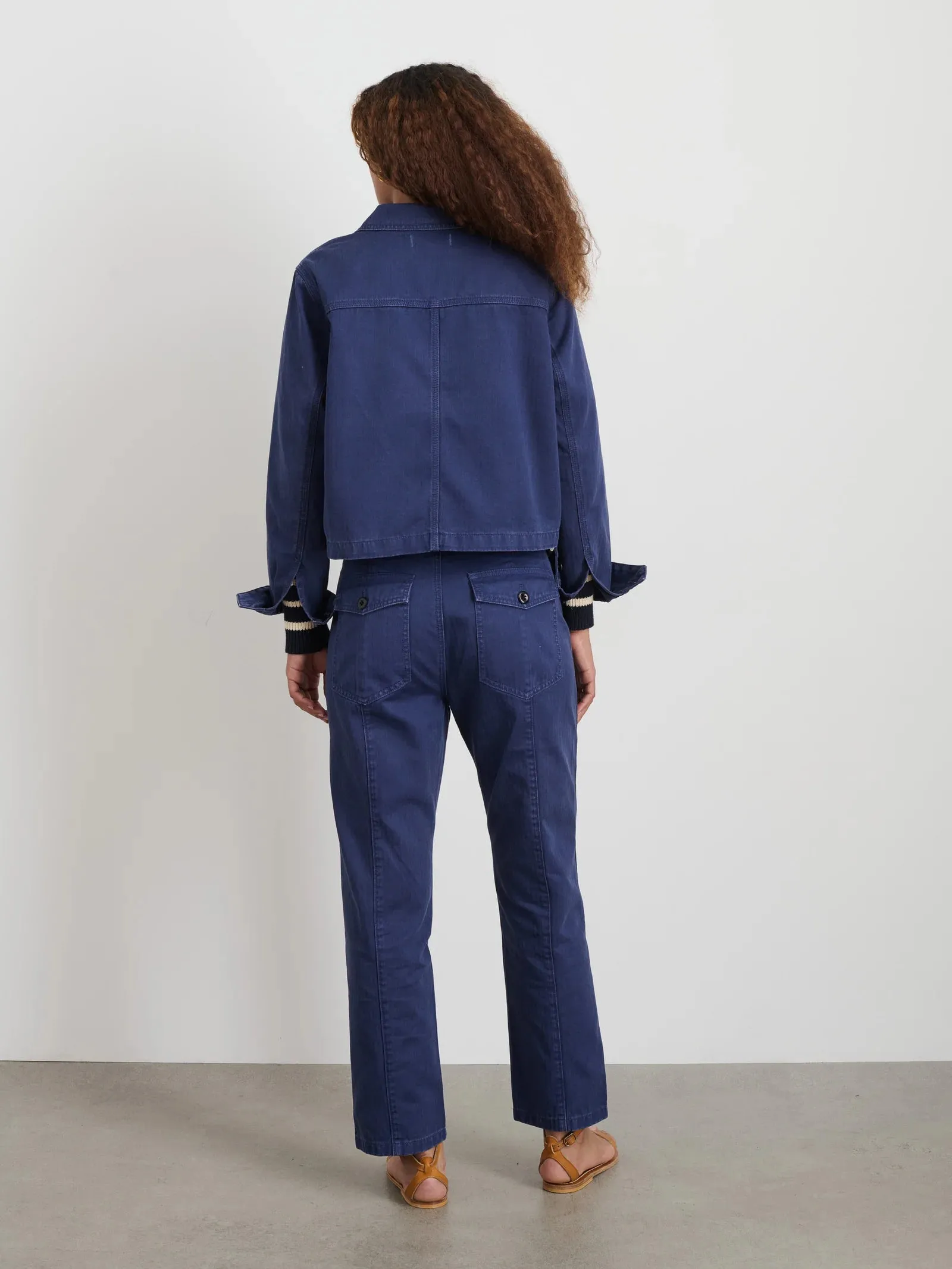 Alex Mill - Marfa Work Jacket in Herringbone (Midnight Blue)