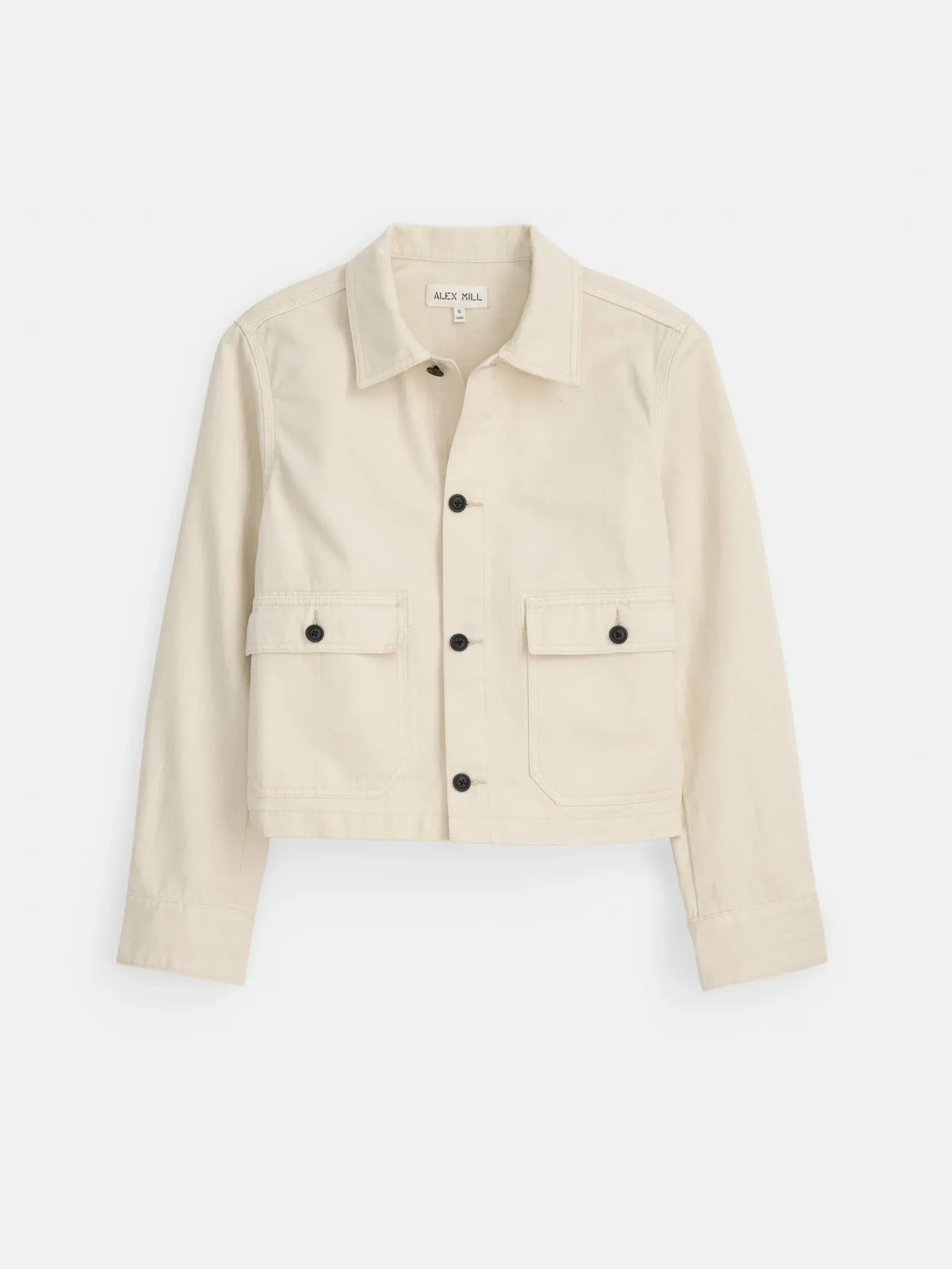 Alex Mill - Marfa Work Jacket in Herringbone (Off White)