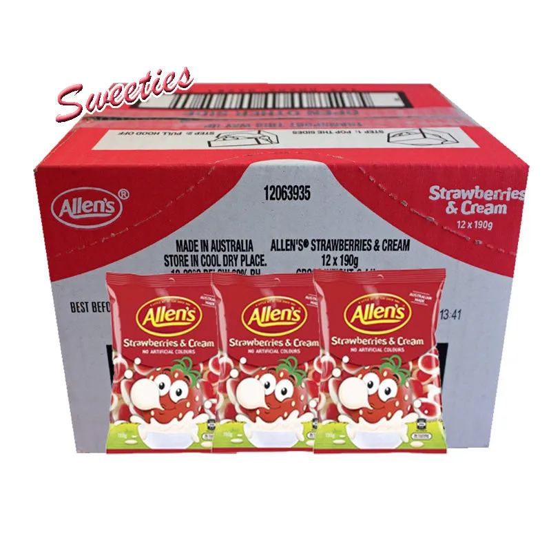 Allen's Strawberries & Cream 190g