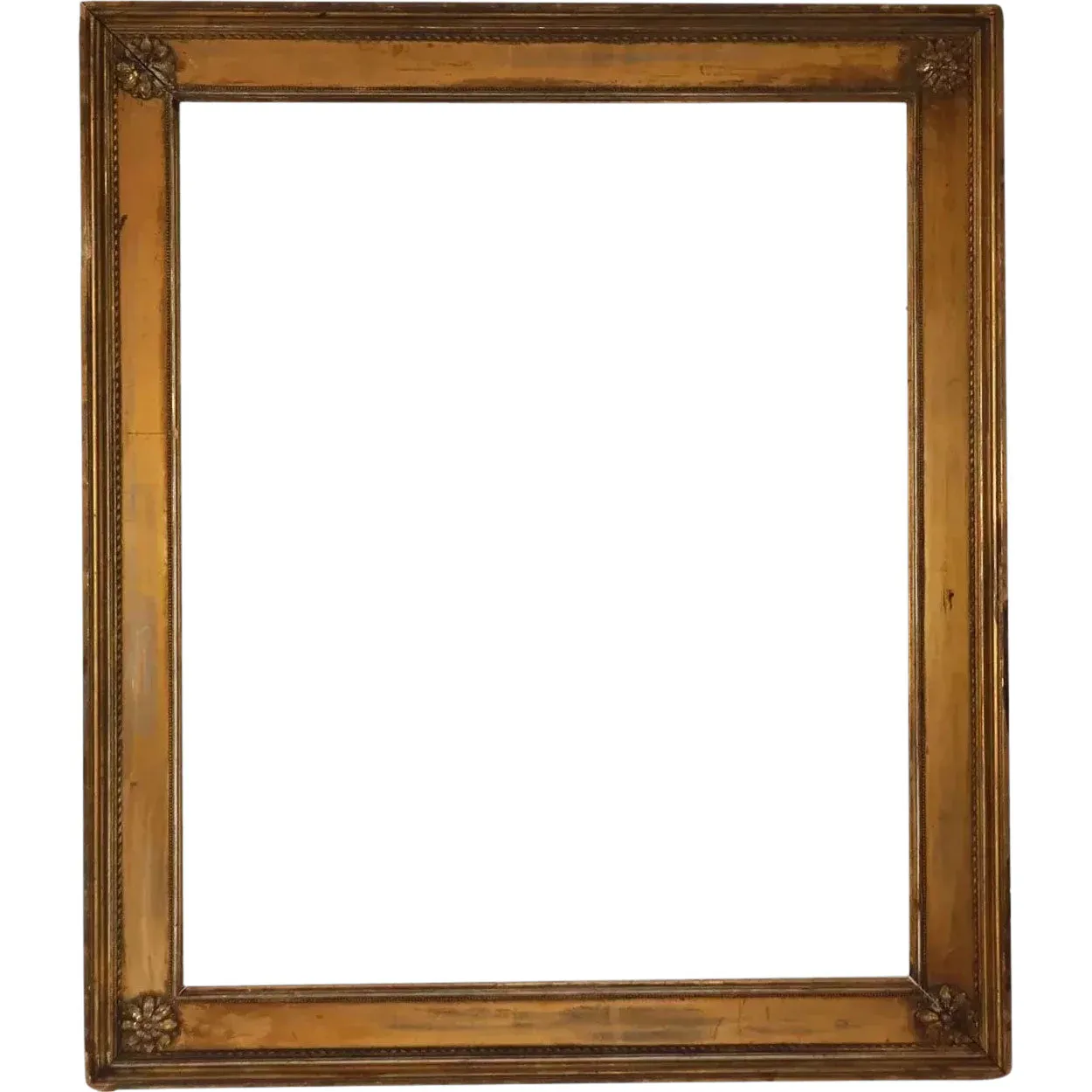 American Neoclassical Giltwood and Gesso Wall Frame