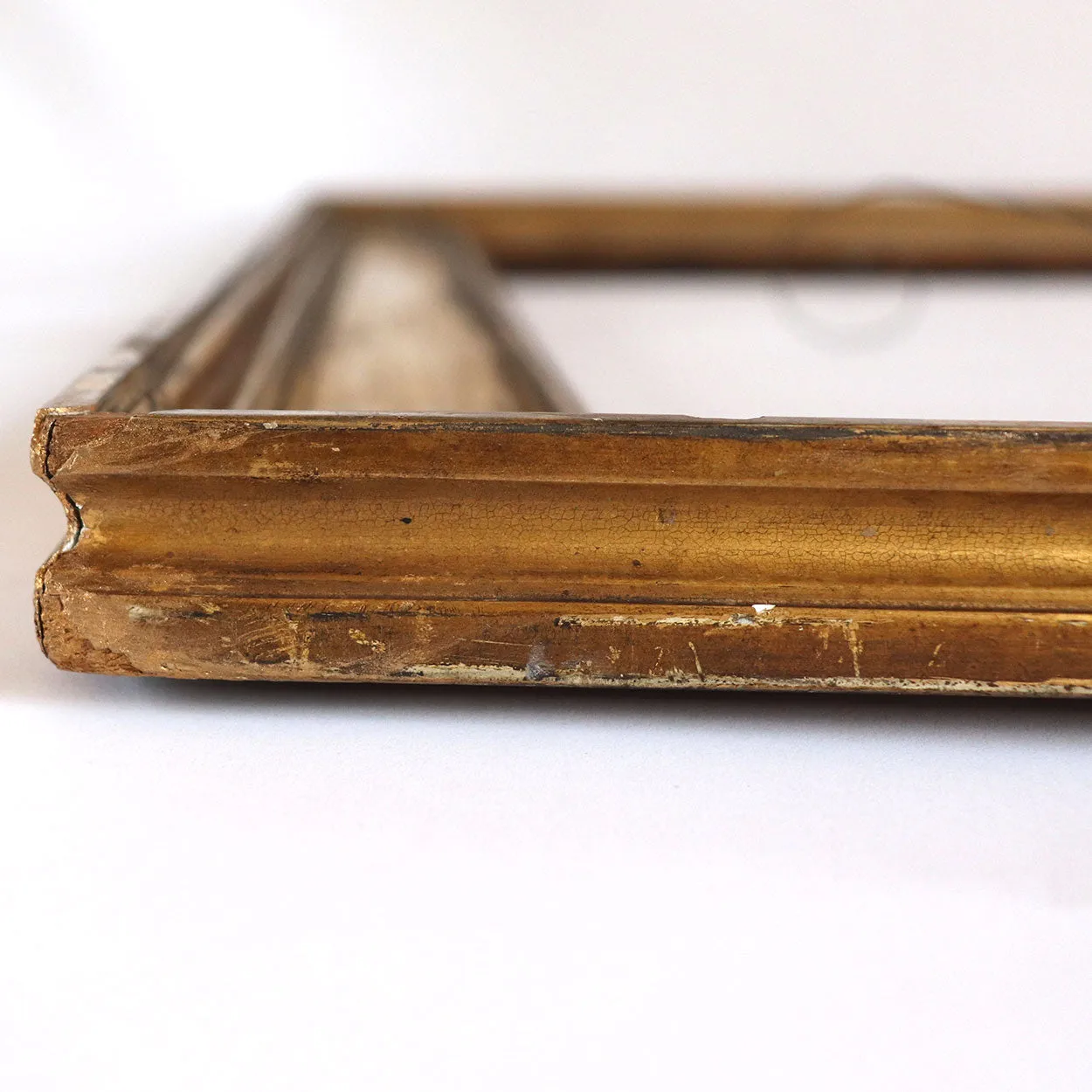 American Neoclassical Giltwood and Gesso Wall Frame