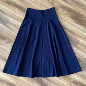 Anthropologie Maeve Sevigny Midi Dot Skirt