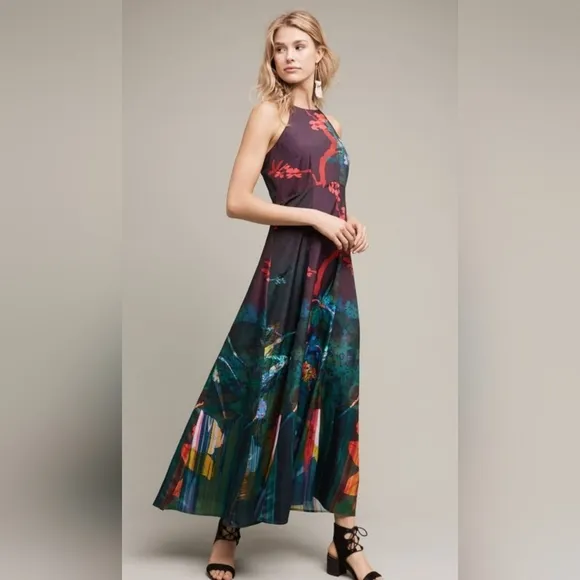 Anthropologie Moulinette Soeurs Cadence Maxi Dress