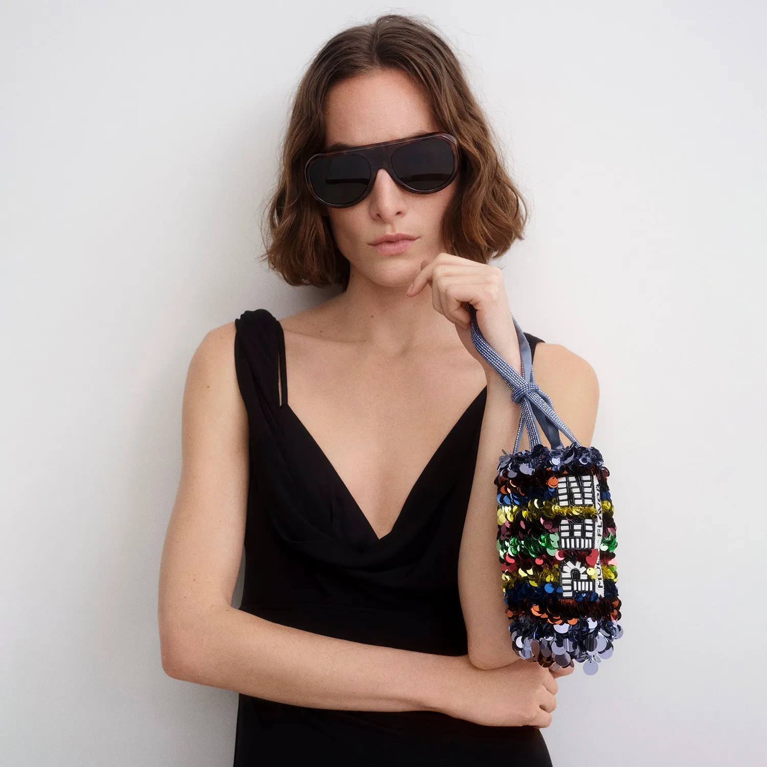 Anya Brands Pez Embellished Mini Bucket Bag