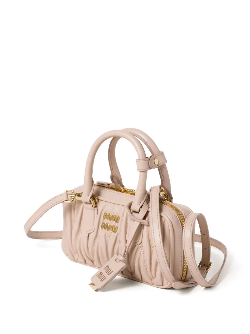 Arcadie matelassé leather mini bag