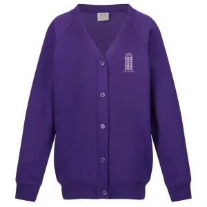 Arches Cardigan Purple