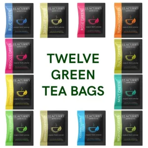 Assorted Green Tea Bags - Premium Green Tea Bags (12 Teas)