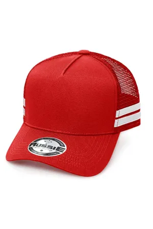 Aussie A Frame Striped Trucker Cap