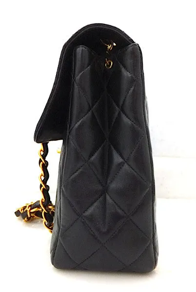 Authentic Chanel Vintage Black 2.55 Jumbo Flapover