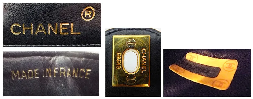 Authentic Chanel VNTG MINI 2.55 LIZARD Flapover