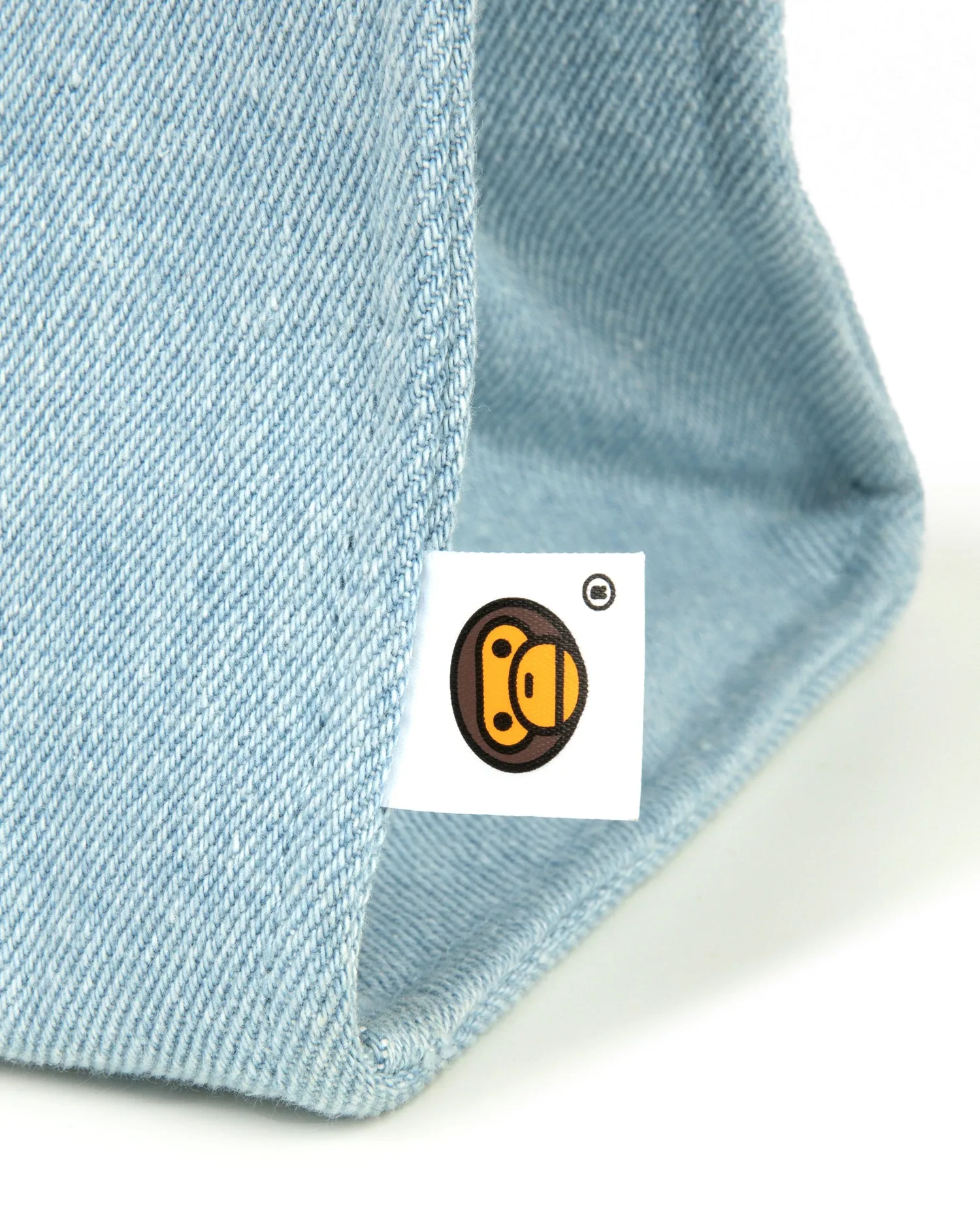Baby Milo denim small tote bag