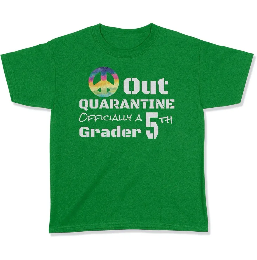 Back To School First Day Of School Peace Out T Shirt For 5th Grade T Shirt - Grade Level Shirts