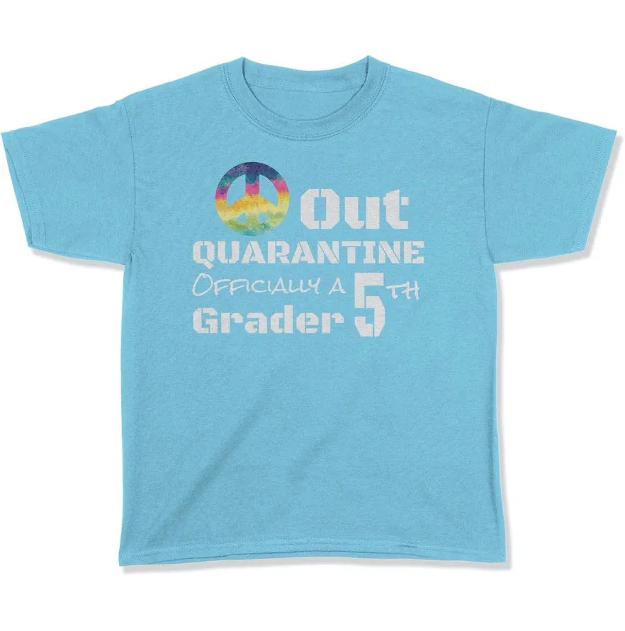 Back To School First Day Of School Peace Out T Shirt For 5th Grade T Shirt - Grade Level Shirts