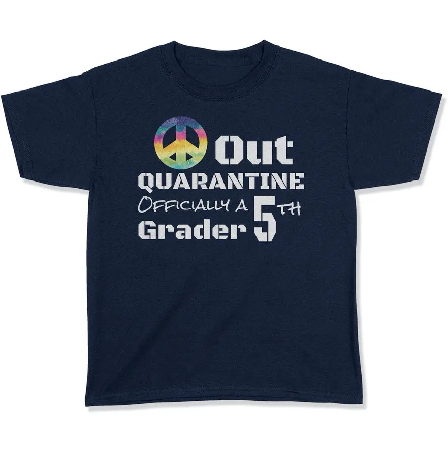 Back To School First Day Of School Peace Out T Shirt For 5th Grade T Shirt - Grade Level Shirts