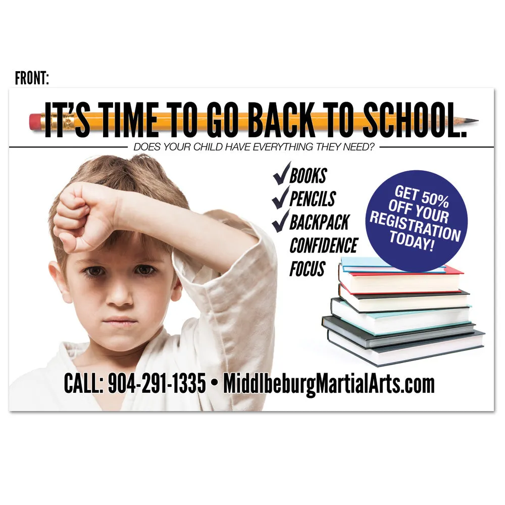 Back To School Postcard